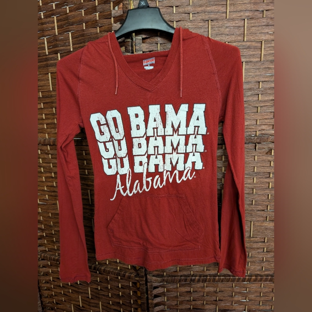 Soffe Crimson Alabama Long Sleeve Tee - Picture 2 of 5